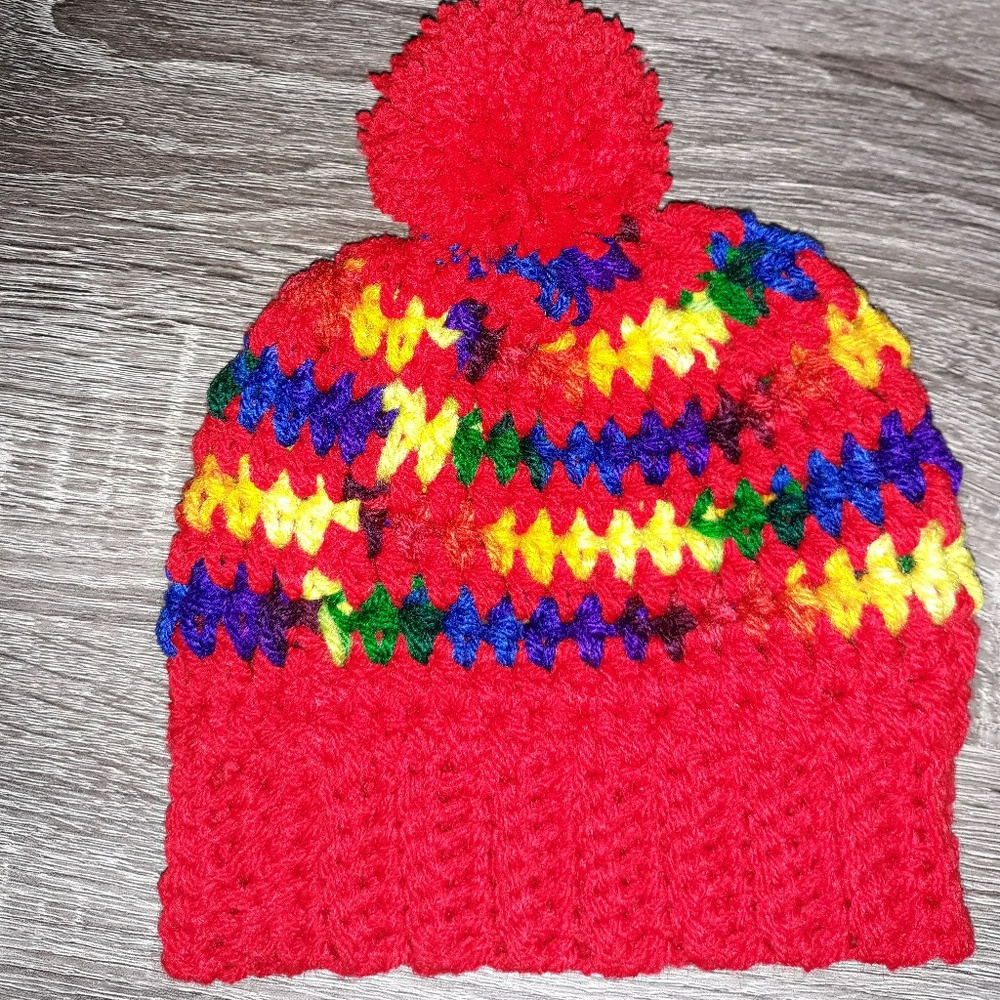 Crochet baby beanie